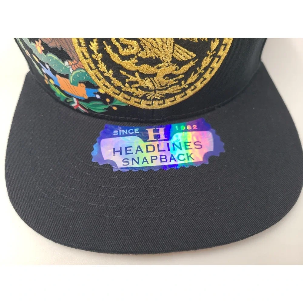 Tamaulipas Mexico Eagle Wynn Headwear‎ Snapback Hat Cap Cotton Men Women Black